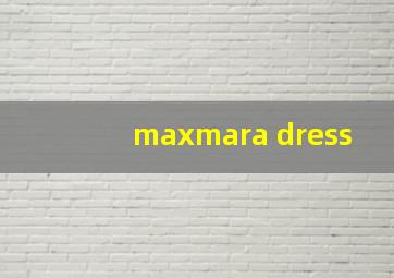 maxmara dress